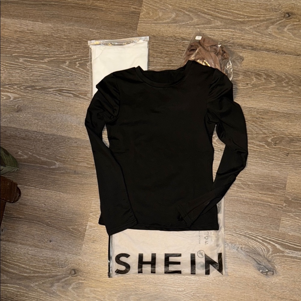 NWT SHEIN Black Women's Top